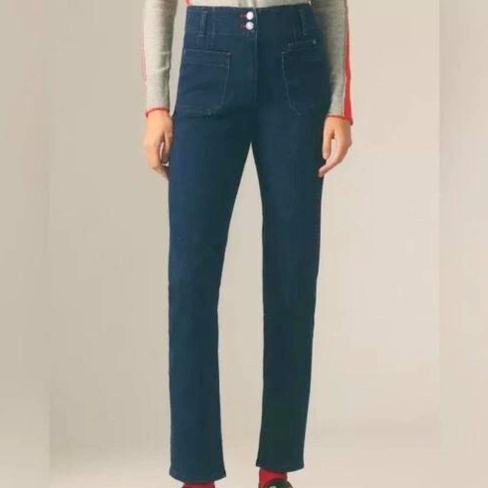 Maeve by Anthropologe Junie High-Rise Slim Leg Jean